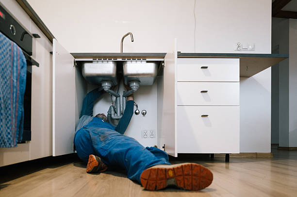Professional Plumbing technician working in Three Oaks, MI